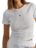 Slightly Illegal Top in White