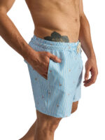 Loose Goose Striped Swim Shorts - Image 4