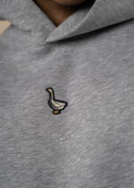 Naughty Goose Hoodie Gray - Image 3